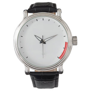 La montre des hommes de tachymètre de tour avec l