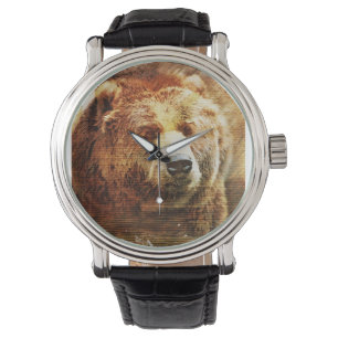 La montre faite sur commande des hommes avec