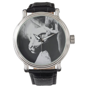 La montre originale féline d'art de chat de Sphyn