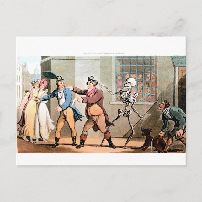 La mort collecte sa carte postale due (Devant)