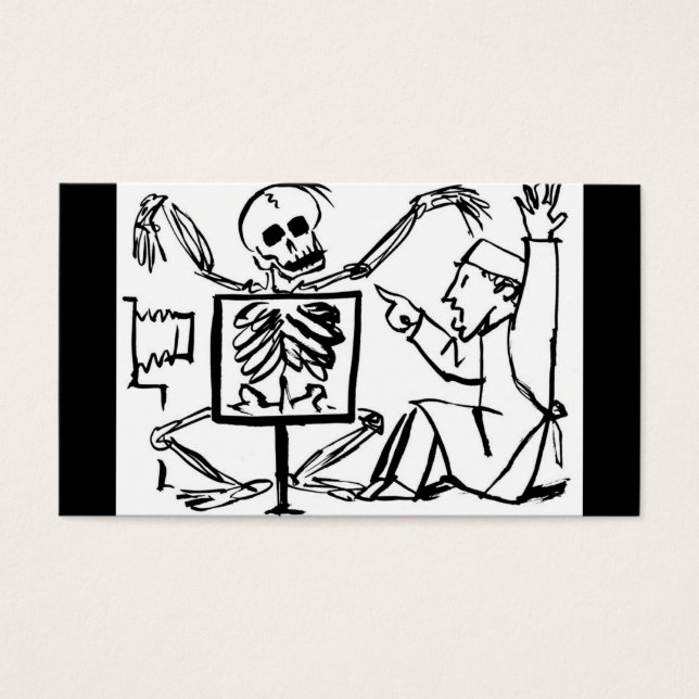 La mort et le médecin à rayons X vers 1951 (Devant)