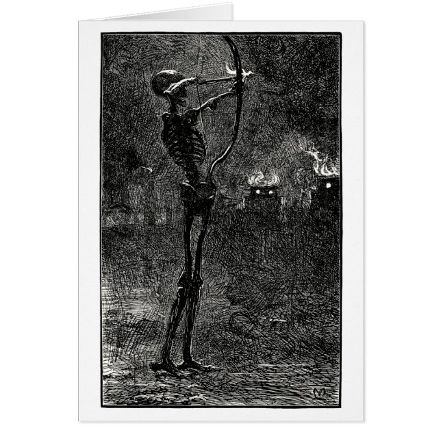 La mort s'occupant des flèches (Devant)