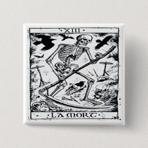La Mort Tarot-Karte Button