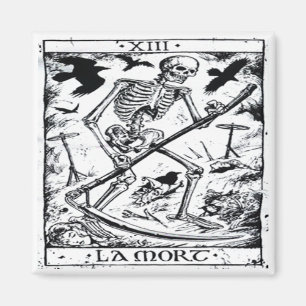 La Mort Tarot-Karte Magnet