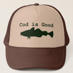 La morue est bonne - casquette de pêche