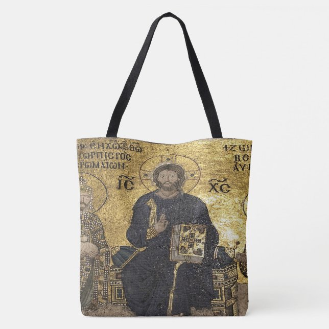 La mosaïque de Jésus dans le Sac fourre-tout Saint (Dos)