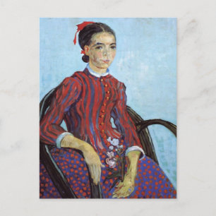 La Mousmé, Sitzend, Vincent Van Gogh Postkarte