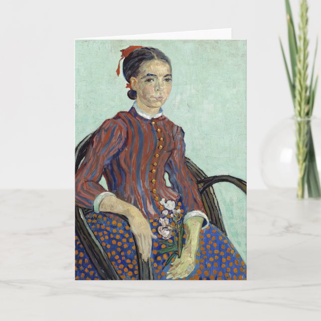 La Mousmé | Vincent van Gogh Karte (Vorderseite)