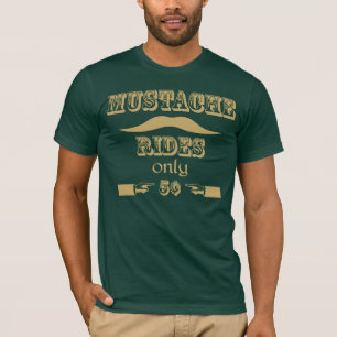 la moustache monte seulement le T-shirt 5cents