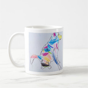 La Mug Chien Arc-en-ciel