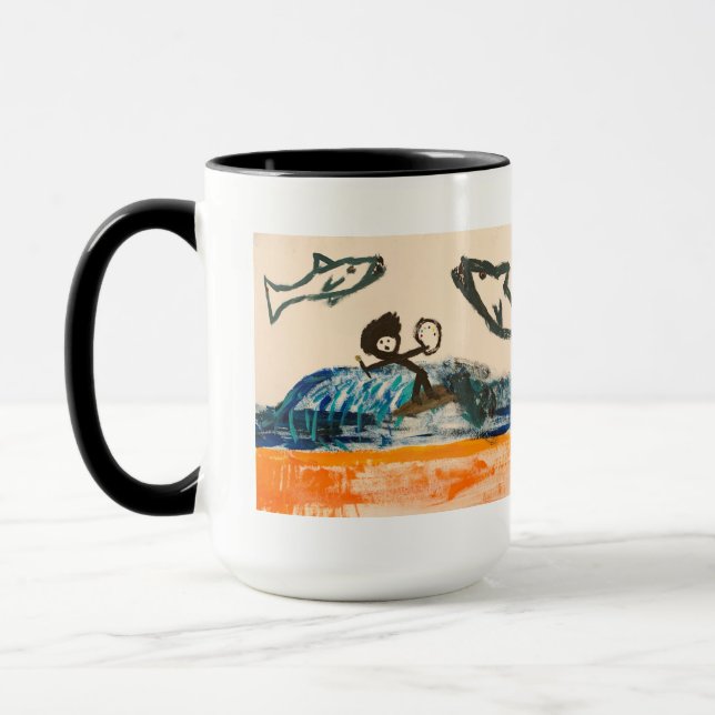 La Mug de café Bob Ross (Gauche)