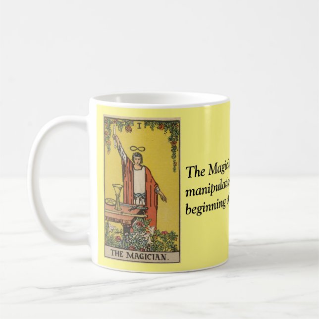 La Mug de café de la carte Tarot magicien (Gauche)
