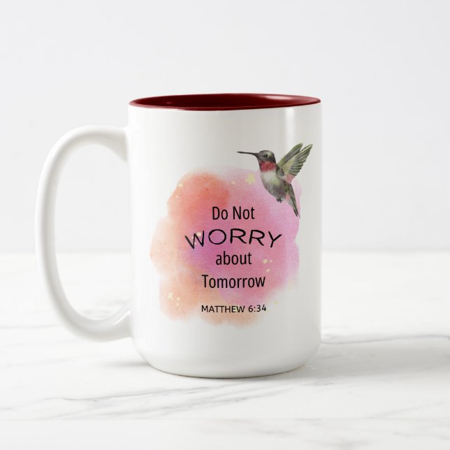 La Mug De Café Ne S'Inquiète Pas Pour Demain (Gauche)