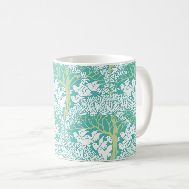 La Mug de café "Savaric" de Voysey (Devant droit)
