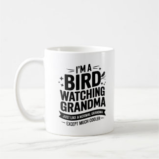 "La Mug de grand-mère qui observe les oiseaux
