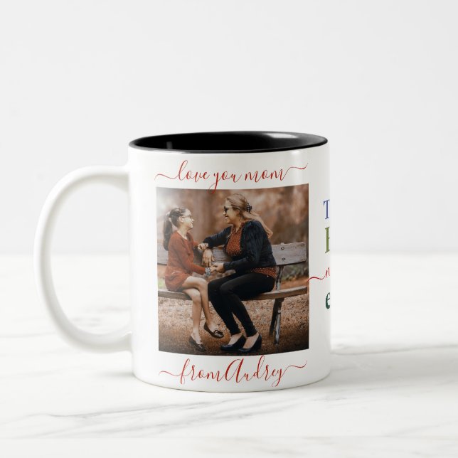 La Mug de la Fête des Mères Fleurs sauvages du Pri (Gauche)