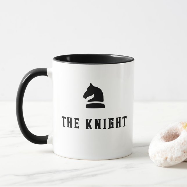 La Mug des échecs du chevalier (Avec donut)