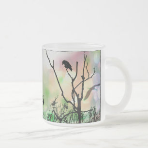 La Mug Frosted Crow Lonely