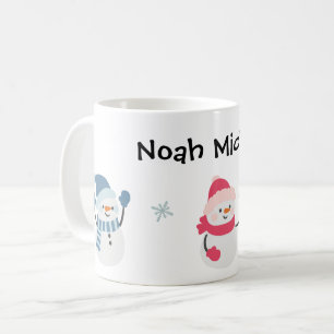 La Mug personnalisée de Noël de Snowman Kid