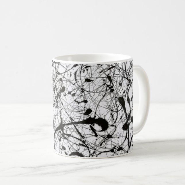 La Mug Pollock - Numéro 4 - Série Art Mug  (Devant droit)