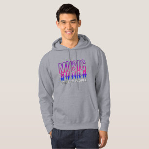 La musique connecte les gens Sweat - shirt à cap