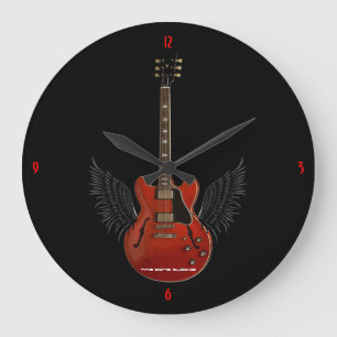 La musique est grande horloge murale de ciel