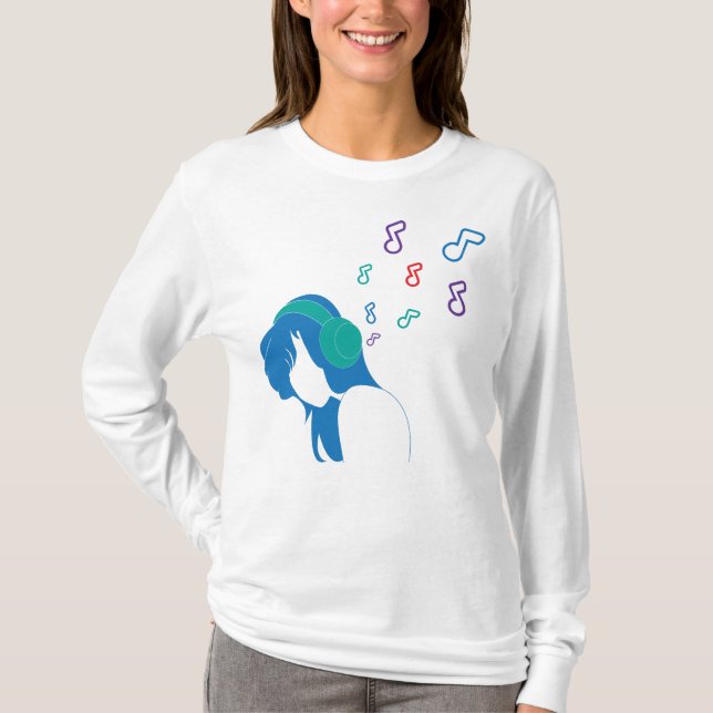 La musique est le T-shirt de la vie (Devant)