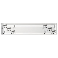 La musique note la plaque d'identification