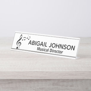 La "musique note" la plaque d'identification