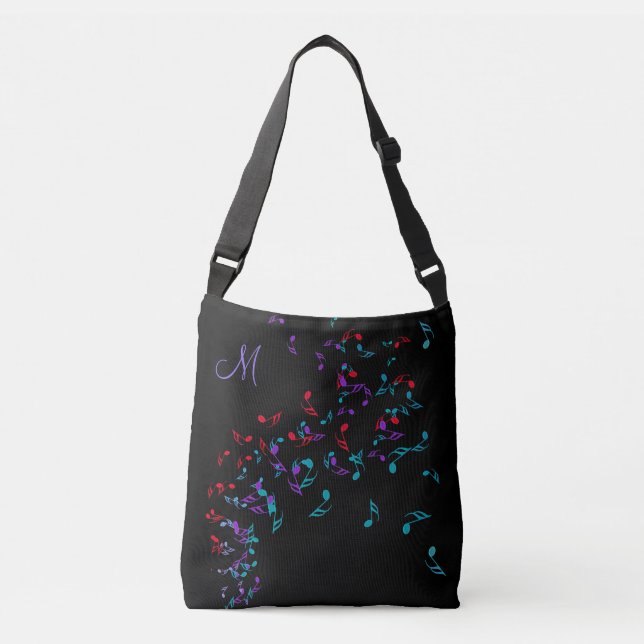 La musique note le sac fourre-tout à monogramme (Devant)
