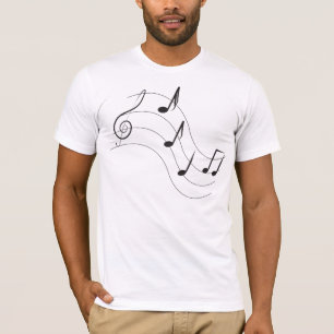 La musique note le T-shirt