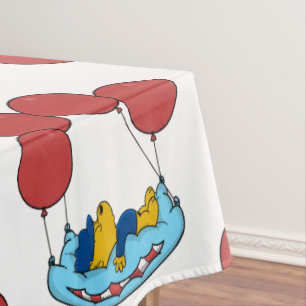 La nappe des ballons Coussins de Ferald