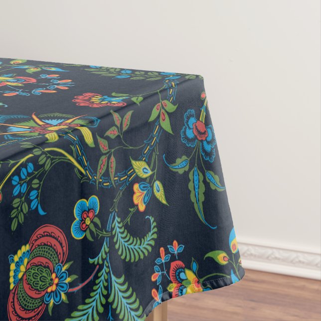 La nappe multicolore "Granny" de Lewis Day (In Situ)