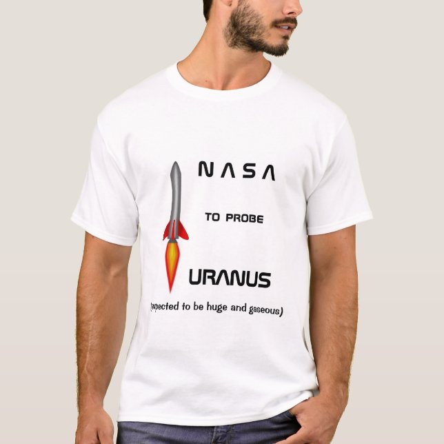 La NASA pour sonder le T-shirt d'URANUS (Devant)