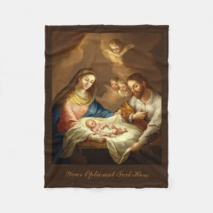 "La Natividad" kundenspezifische Fleecedecke