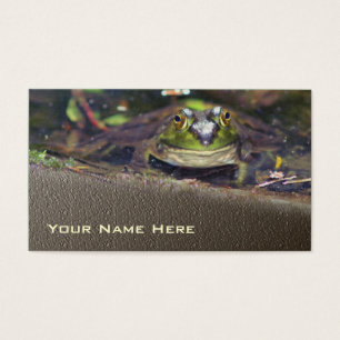 La nature du visage de la grenouille taureau