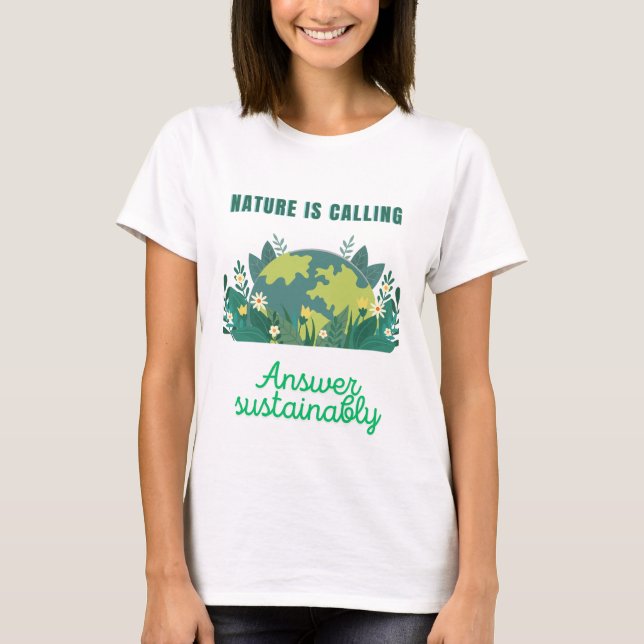 La Nature est un calling - T-shirt d'Answer Sustai (Devant)