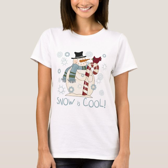 La neige est un cadeau et t-shirts de vacances Coo (Devant)