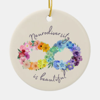 La neurodiversité est magnifique ornement floral