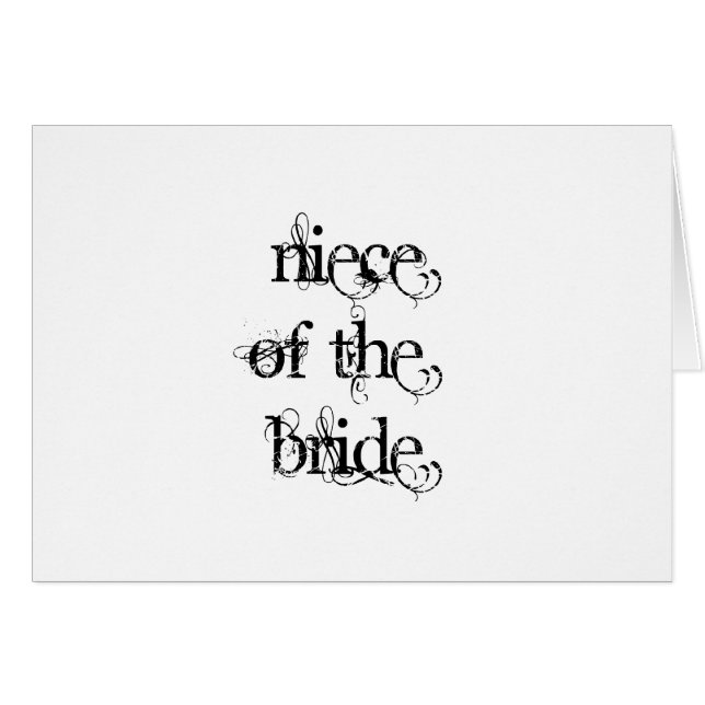 La nièce de l'épouse (Devant horizontal)