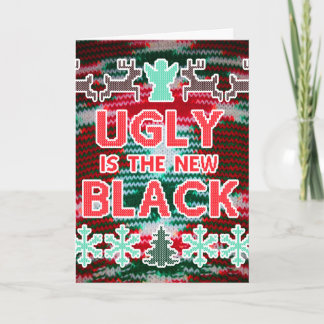 La nouvelle carte noire de pull de Noël est moche