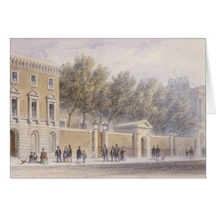 La nouvelle entrée à Hall des épiciers, 1854