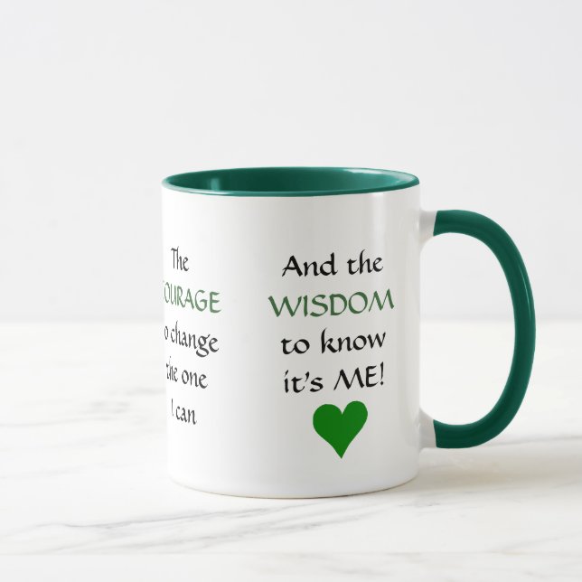 La NOUVELLE prière de sérénité - tasse (Droite)
