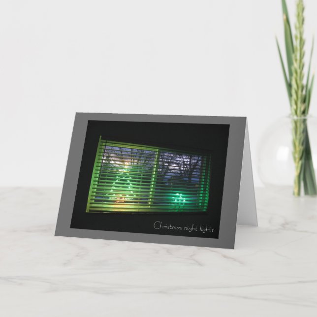 La nuit de Noël allume la carte (Devant)