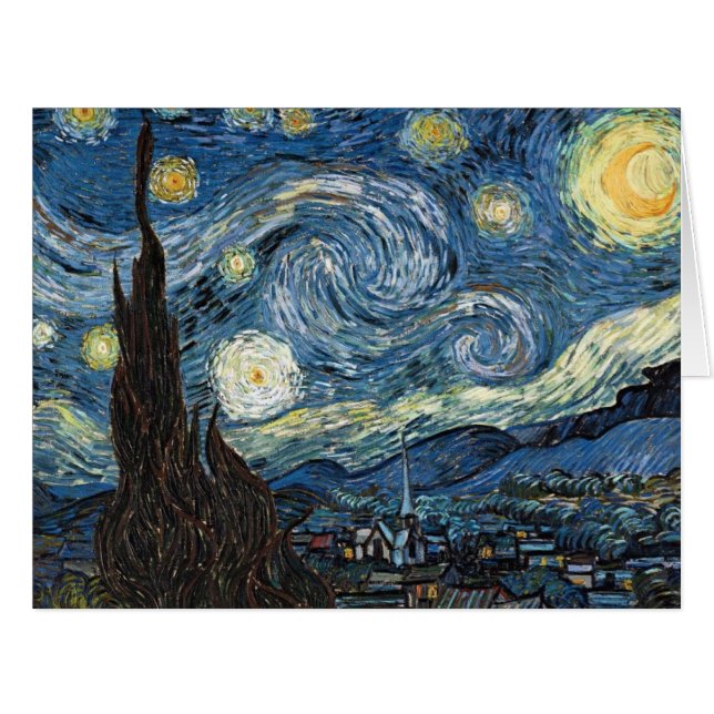 La nuit étoilée par van Gogh (Devant horizontal)