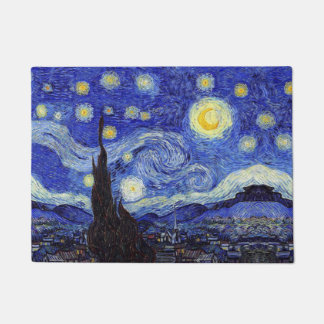 La nuit étoilée Van Gogh a inspiré le tapis de