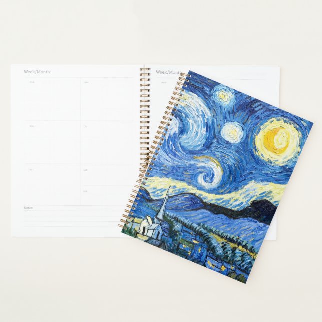 La nuit étoilée - Vincent van Gogh (Devant avec enveloppe)