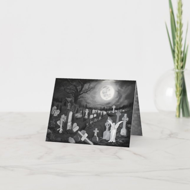 La nuit sur le cimetière - Angel avec Diable (Devant)