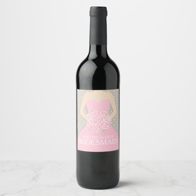 La nuptiale serez-vous nos étiquettes de vin de de (Devant)