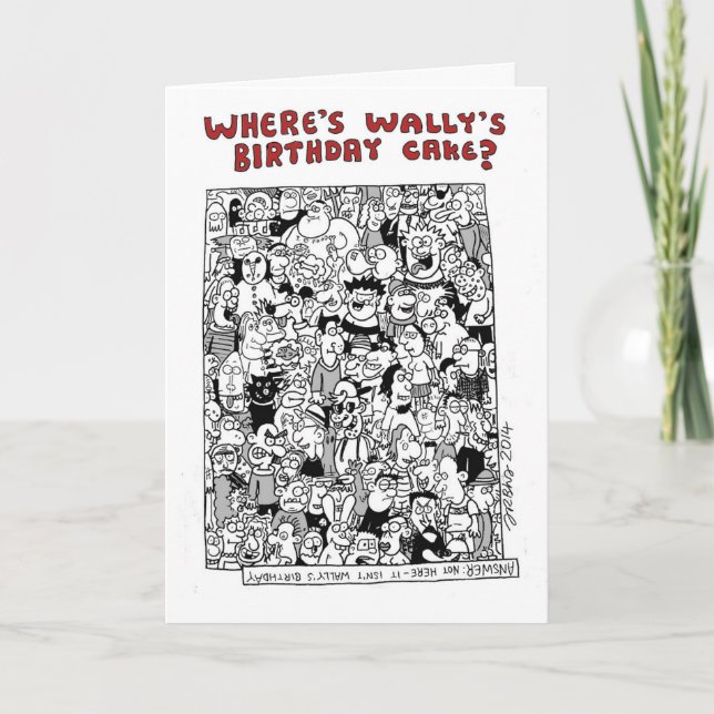 Là où est la carte de gâteau d'anniversaire de (Devant)